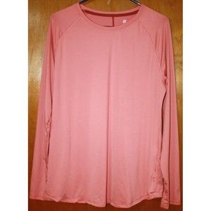 Champion Sports Tee Women's Sx XXL Peach LS Thumb Hole Silky Cool GUC